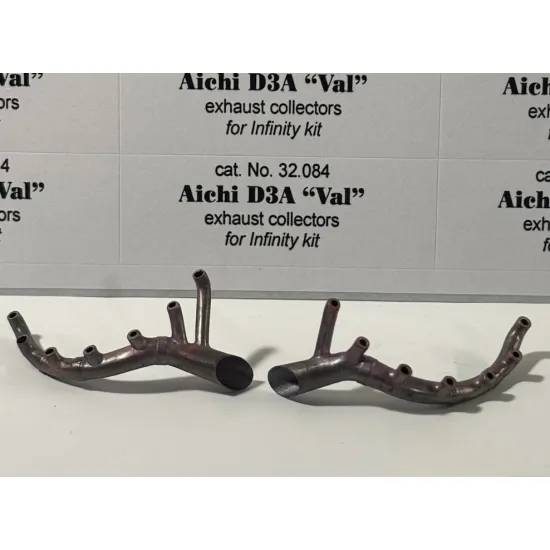 Rexx 32084 1/32 Aichi D3a Val Exhaust Collectors For Infinity Kit Rexx 32084 1/32 Aichi D3a Val Exhaust Collectors For Infinity Kit