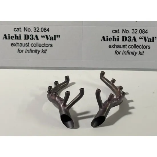 Rexx 32084 1/32 Aichi D3a Val Exhaust Collectors For Infinity Kit Rexx 32084 1/32 Aichi D3a Val Exhaust Collectors For Infinity Kit