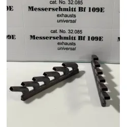 Rexx 32085 1/32 Messerschmitt Bf 109e Exhausts Universal
