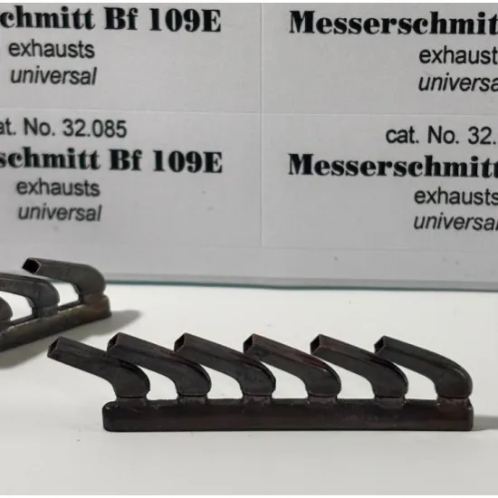 Rexx 32085 1/32 Messerschmitt Bf 109e Exhausts Universal