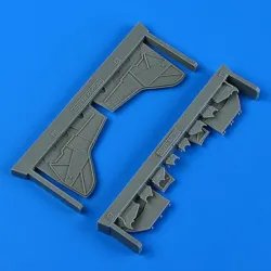 Quickboost 32341 1/32 Macchi Mc 202 Undercarriage Covers - Early Version For Italeri