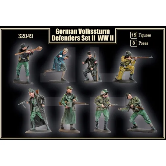 Mars Figures 32049 1/32 German Volkssturm Defenders Ww Ii Set Ii