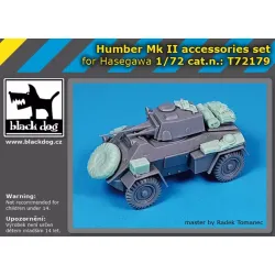 Black Dog T72179 1/72 Humber Mk Ii Accessories Set For Hasegawa