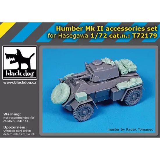 Black Dog T72179 1/72 Humber Mk Ii Accessories Set For Hasegawa