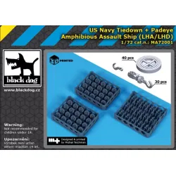 Black Dog Ma72001 1/72 Us Navy Tiedown / Padaye Lha/Lhd