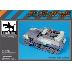 Black Dog T35296 1/35 Sd Kfz 250/8 Accessories Set For Dragon