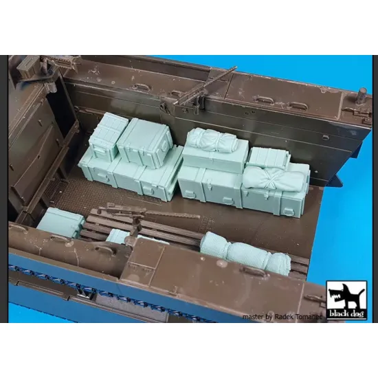 Black Dog T35297 1/35 Lvt-4 Water Buffalo Accessories Set N1 For Italeri