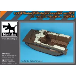 Black Dog T35298 1/35 Lvt-4 Water Buffalo Accessories Set N 2 For Italeri