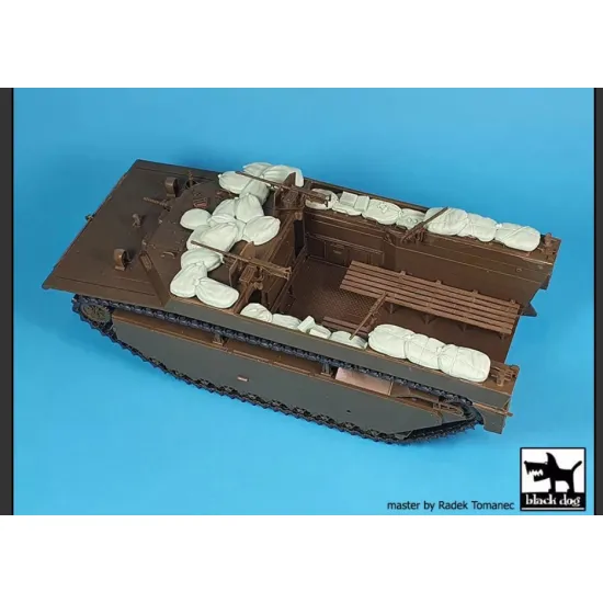 Black Dog T35298 1/35 Lvt-4 Water Buffalo Accessories Set N 2 For Italeri