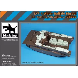 Black Dog T35299 1/35 Lvt-4 Water Buffalo Accessories Set Big Set For Italeri