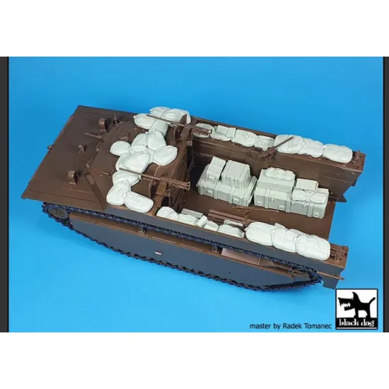 Black Dog T35299 1/35 Lvt-4 Water Buffalo Accessories Set Big Set For Italeri