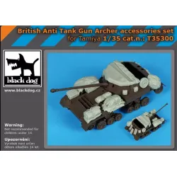 Black Dog T35300 1/35 British Anti Tank Gun Archer Accessories Set For Tamiya