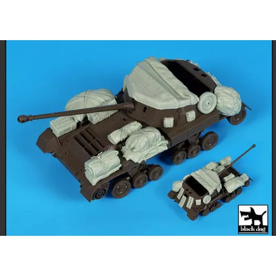 Black Dog T35300 1/35 British Anti Tank Gun Archer Accessories Set For Tamiya