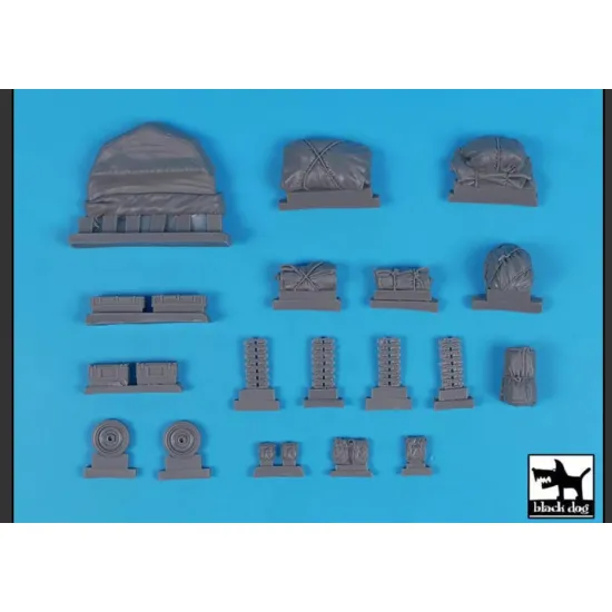 Black Dog T35300 1/35 British Anti Tank Gun Archer Accessories Set For Tamiya
