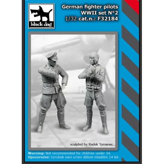 Black Dog F32184 1/32 German Fighter Pilots Ww Ii Set N 2