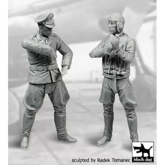 Black Dog F32184 1/32 German Fighter Pilots Ww Ii Set N 2