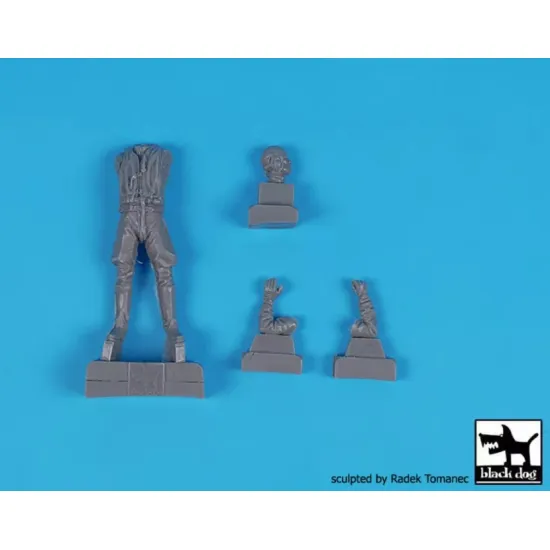 Black Dog F32184 1/32 German Fighter Pilots Ww Ii Set N 2