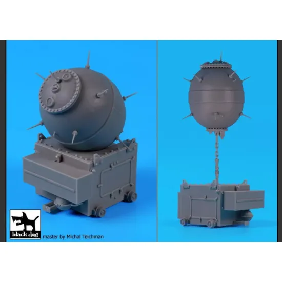 Black Dog N72002 1/72 British Sea Mine Mk Xvii 2pcs