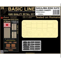 Hgw 135804 1/35 B5n2 Kate Closed C - Basic Line Accessories Kit