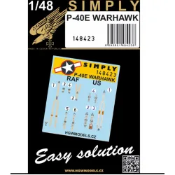 Hgw 148423 1/48 P-40e Warhawk - Seatbelts Accessories Kit