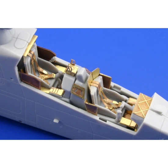 Photoetched set AH-1S Color, for HobbyBoss kit 1/72 Eduard SS334