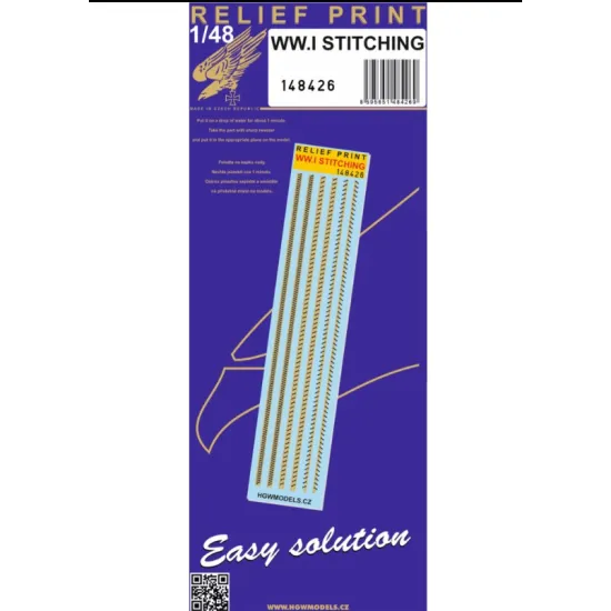 Hgw 148426 1/48 Wwi Stitching - Relief Print Accessories Kit