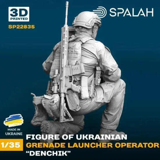 Spalah 22835 1/35 Figure Ukrainian Grenade Launcher Operator Denchik