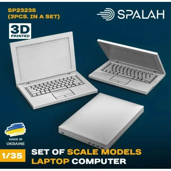 Spalah 23235 1/35 Set Of Scale Models Laptop 3 Pcs