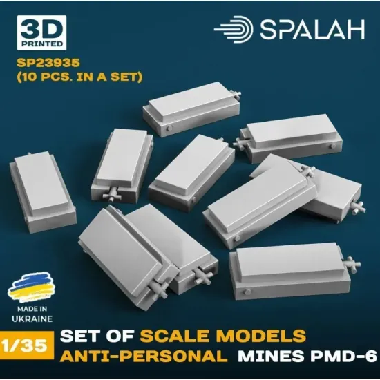 Spalah 23935 1/35 Set Of Scale Models Anti-personal Mines Pmd-6 10 Pcs