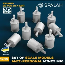 Spalah 24035 1/35 Set Of Scale Models Anti-personal Mines M16 10 Pcs