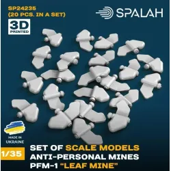 Spalah 24235 1/35 Set Of Scale Models Anti-personal Mines Pfm-1 Leaf Mine 20 Pcs