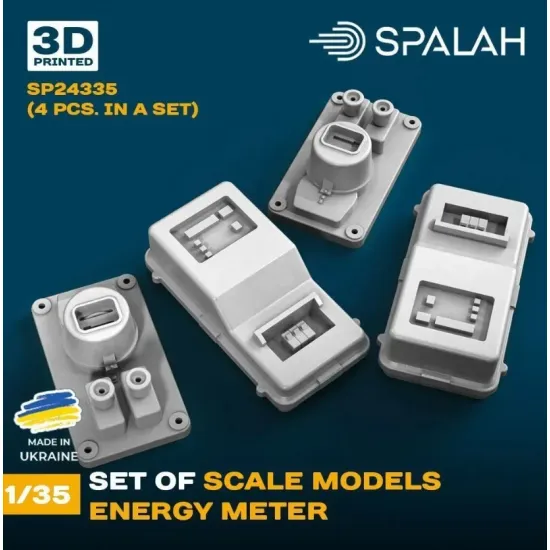 Spalah 24335 1/35 Set Of Scale Models Energy Meter 4 Pcs