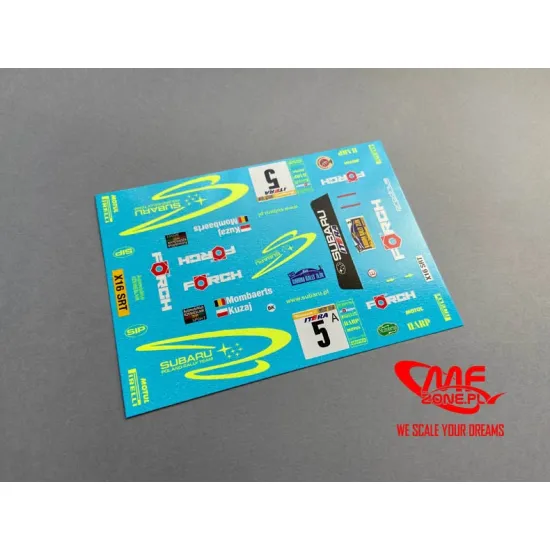 Mf-zone Dc2423 1/24 Subaru Impreza Wrc L Kuzaj E Mombaerts Barum Rally Zlin 2003