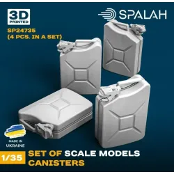 Spalah 24735 1/35 Set Of Scale Models Canisters 4 Pcs