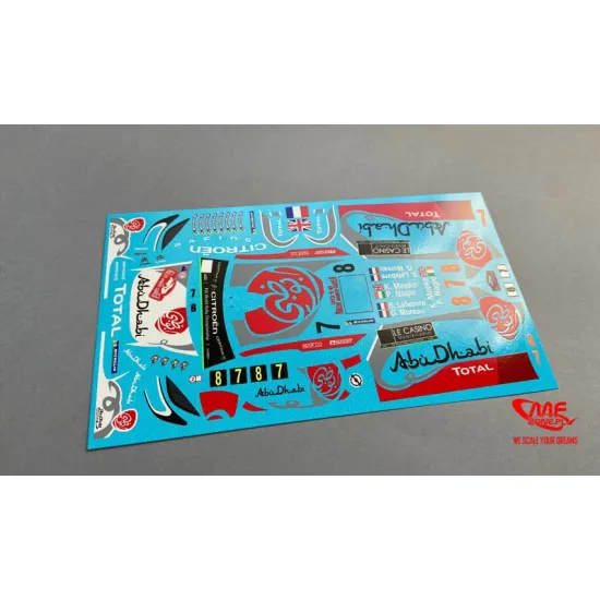 Mf-zone Dc2453 1/24 Citroen Ds3 Wrc Abudhabi Rallye Monte Carlo 2016 7, 8