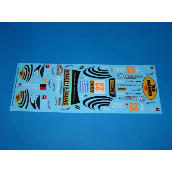 Mf-zone Dc2454 1/24 Citroen Ds3 Wrc Jm 2237 Fleetback Adac Rallye Deutschland 2017 23 Serderidis/Miclotte