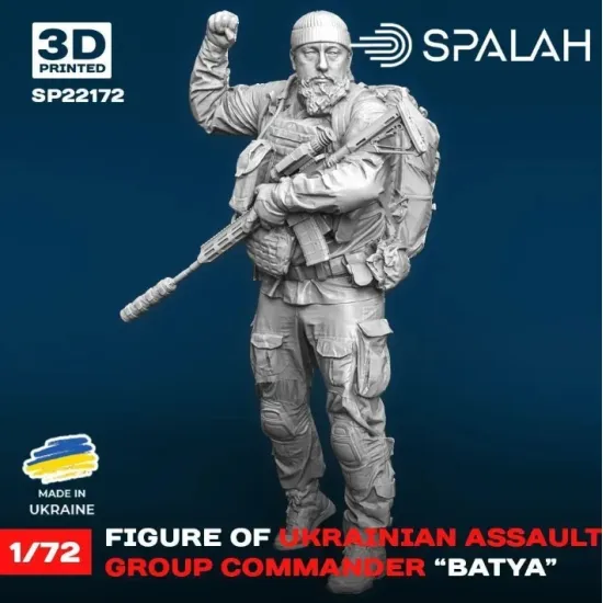 Spalah 22172 1/72 Figure Ukrainian Assault Group Commander Batya