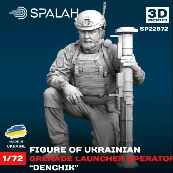 Spalah 22872 1/72 Figure Ukrainian Grenade Launcher Operator Denchik