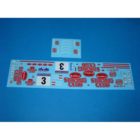 Mf-zone Dc2466 1/24 Seat Cordoba Evo 2 Wrc Strong Club Rajd Krakowski 2000 3 Herba