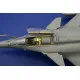 Photoetched set Rafale C Color, for HobbyBoss kit 1/72 Eduard SS359