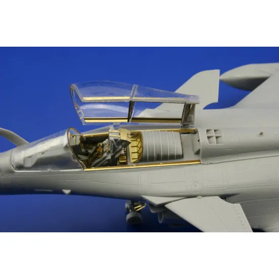 Photoetched set Rafale C Color, for HobbyBoss kit 1/72 Eduard SS359