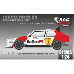 Mf-zone Dc2473 1/24 Lancia Delta S4 Rally Race Soria 1987 For Beemax And Nunu