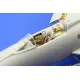 Photoetched set F-100C interior Color, for Trumpeter kit 1/72 Eduard SS363