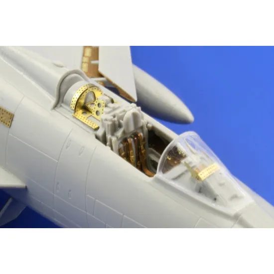 Photoetched set F-100C interior Color, for Trumpeter kit 1/72 Eduard SS363