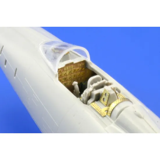 Photoetched set F-100C interior Color, for Trumpeter kit 1/72 Eduard SS363