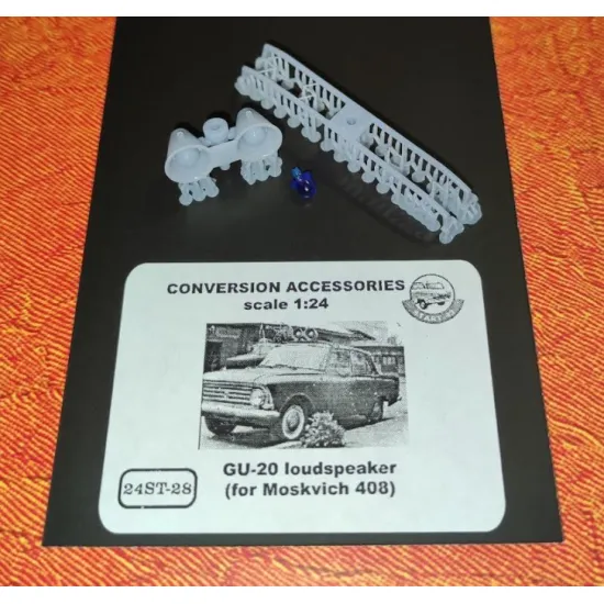 Start-43 St28 1/24 Gu-20 Loudspeaker For Moskvich 408