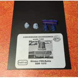 Start-43 St43b 1/24 Blue Blinker Fer-ruhla Ddr 1975 2pcs