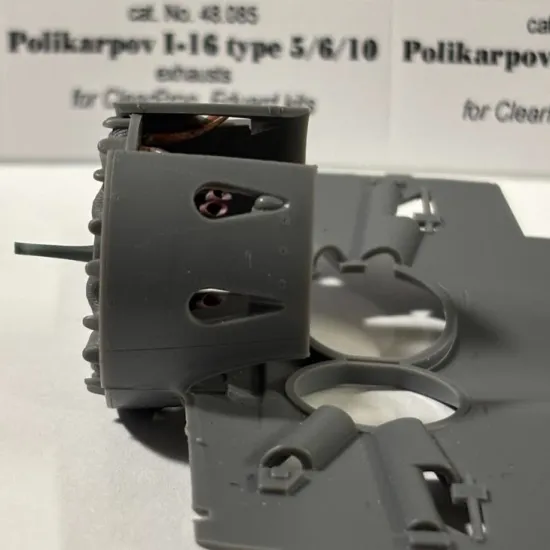 Rexx 48085 1/48 Exhausts Polikarpov I-16 Type 5/6/10 For Clear Prop, Eduard Kits