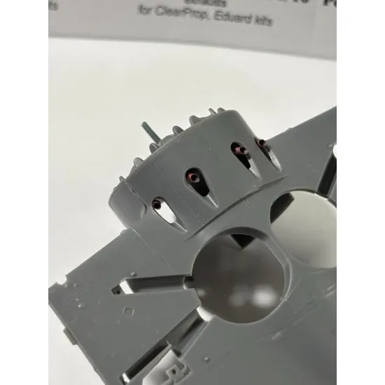 Rexx 48085 1/48 Exhausts Polikarpov I-16 Type 5/6/10 For Clear Prop, Eduard Kits