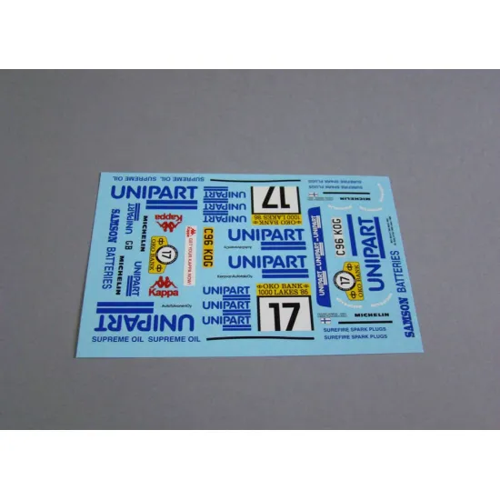 Mf-zone Dc2477 1/24 Mg Metro 6r4 H Toivonen 36 Rally Of Of The 1000 Lakes 1986
